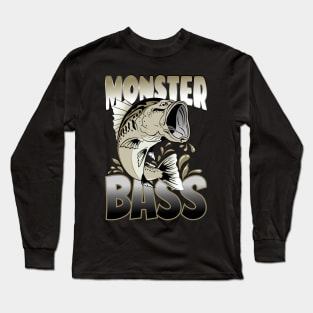 Big Bass Fishing Long Sleeve T-Shirt